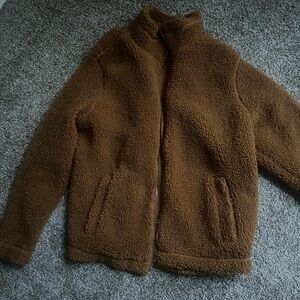 Tan Sherpa jacket H&M